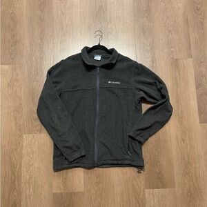 Colombia Gray Zip Up Fleece Adult
Size Large